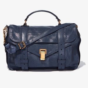 Proenza Schouler Ps1 Navy / Gold
